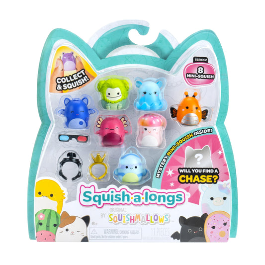 Squish-a-longs 8-pack Style 2-W2 boxed set for collectors and display.