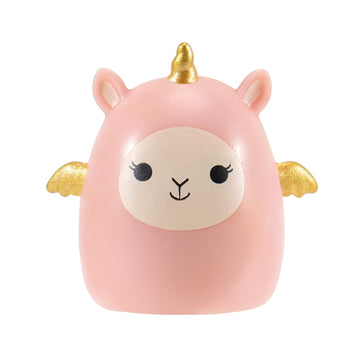 Display-ready mini-Squishalong ready for shelf or desk decor