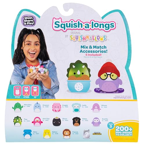 Mini-Squish wearing glasses accessory for playful character customization.
