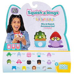 Mini-Squish wearing glasses accessory for playful character customization.
