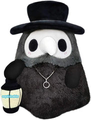 Squishable Mini Plague Doctor plush offers cozy snuggles and desk-friendly decor.