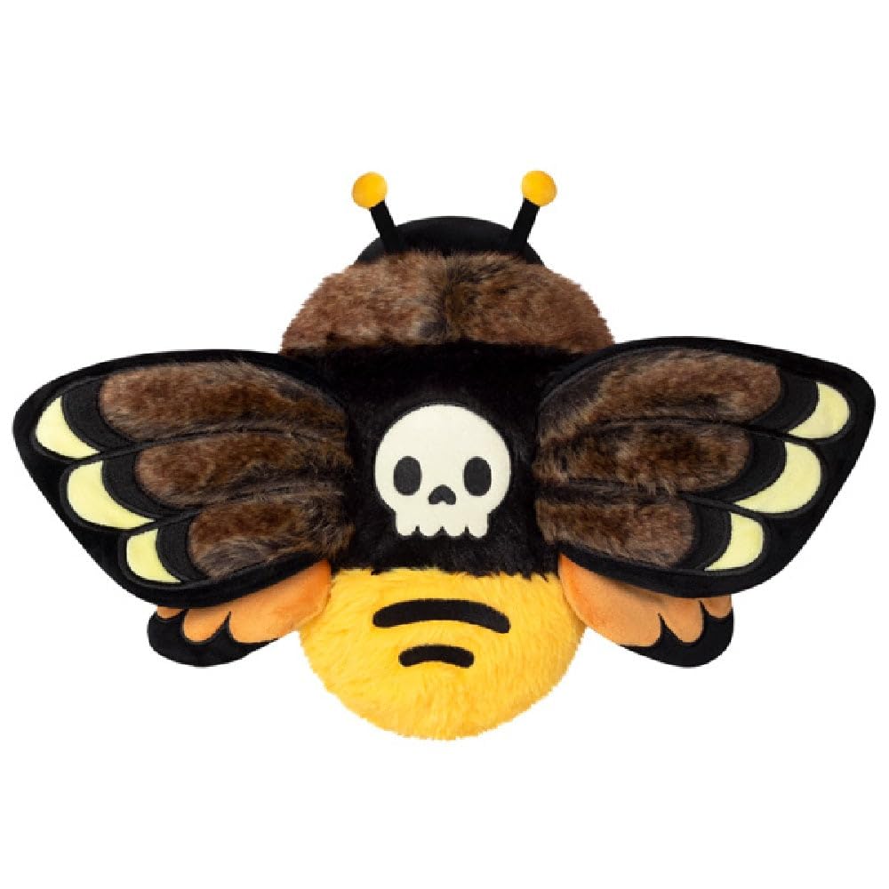 Squishable Death's Head Hawkmoth plush textured fur for cozy touch