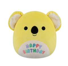 Squishmallows Donny Koala 8-inch plush in a birthday squad pose for cuddling.