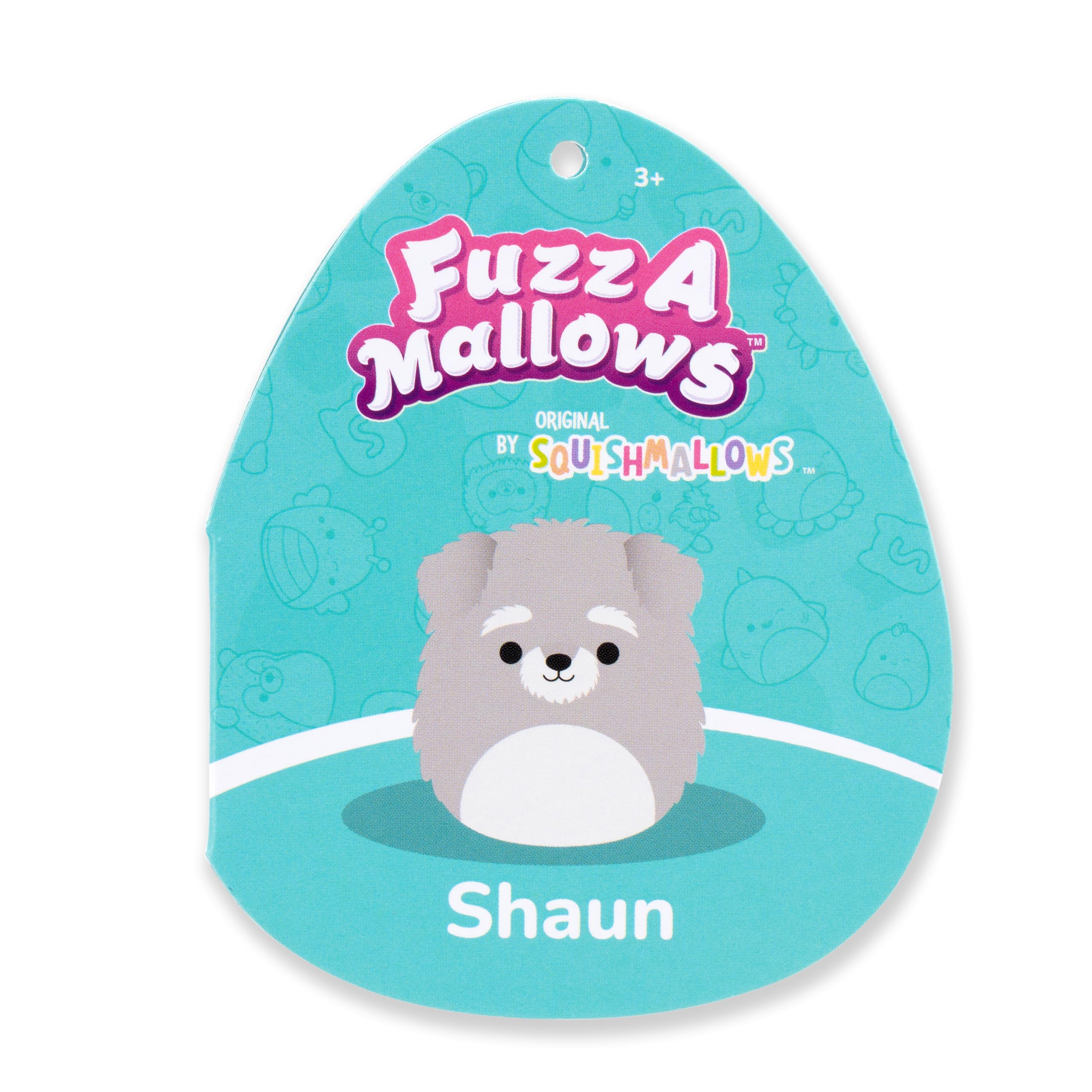 30 cm Shaun the Schnauzer plush as a collectible addition to a Squishmallows lineup.