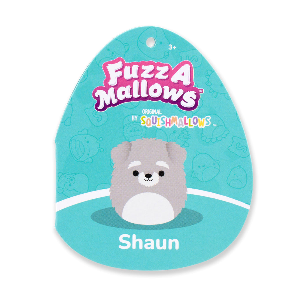 30 cm Shaun the Schnauzer plush as a collectible addition to a Squishmallows lineup.