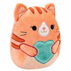 Squishmallows Gigi the Tabby Cat, hugging pose, ideal desk buddy or travel plush