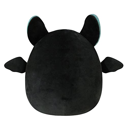 Teal and black wings highlight unique bat design