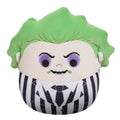 Squishmallows Beetlejuice 10-inch plush front view, cuddly travel companion.