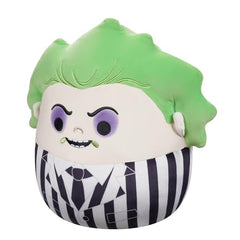 Squishmallows Beetlejuice 10-inch plush side view, ideal for shelf display.