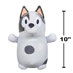 Squishmallows Bluey extended-arms HugMees showcase extra-hug potential