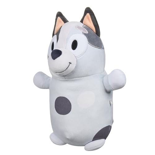 Squishmallows Bluey official seal signals authentic licensing