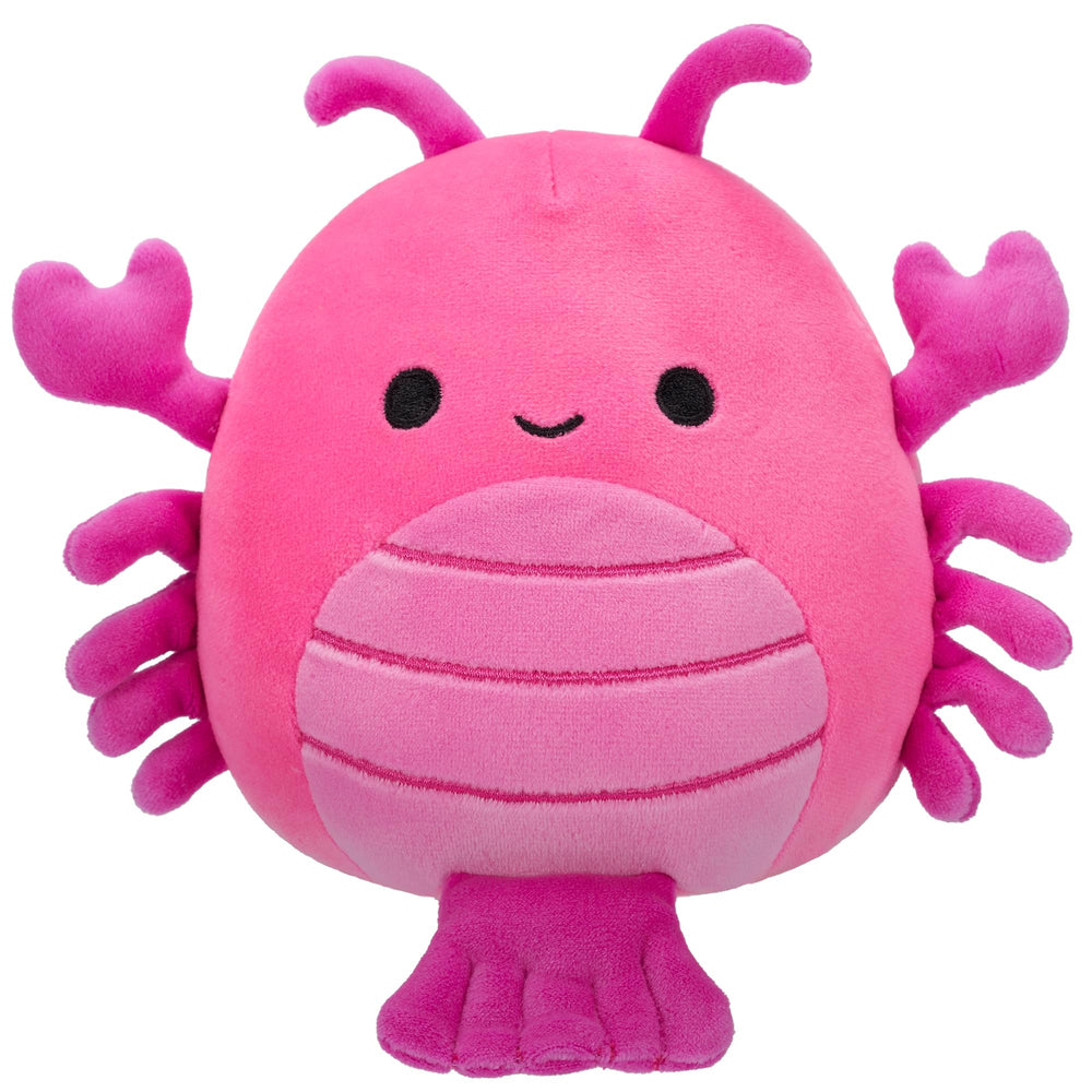 Cordea the hot pink lobster Squishmallows close-up, ultra-soft plush for comforting hugs