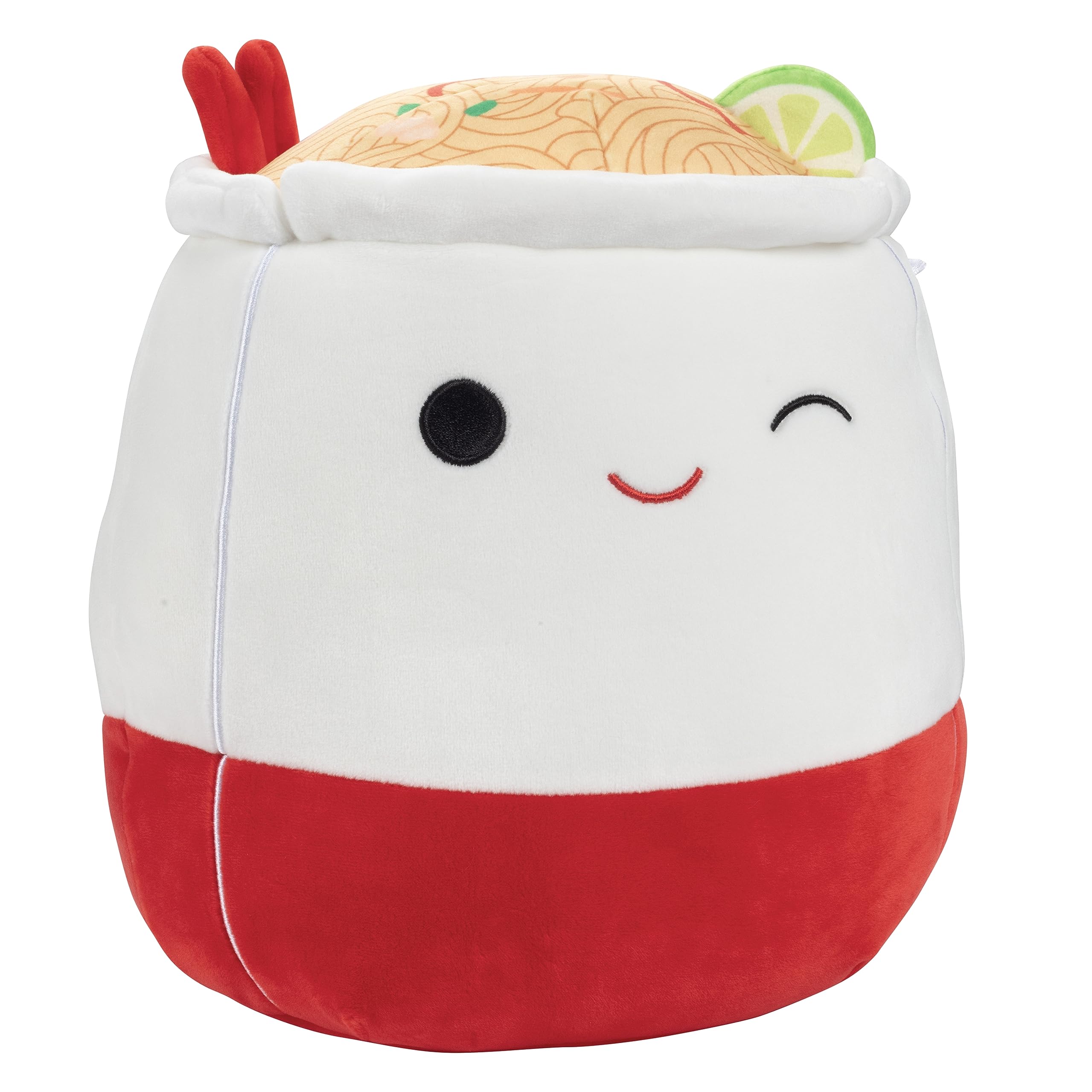 Squishmallows Daley ramen noodles plush provides soft, squeezable travel companion.
