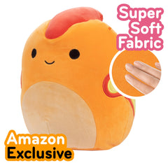 Squishmallows 10-inch dinosaur plush pair ideal for kid-friendly collectibility and travel comfort.
