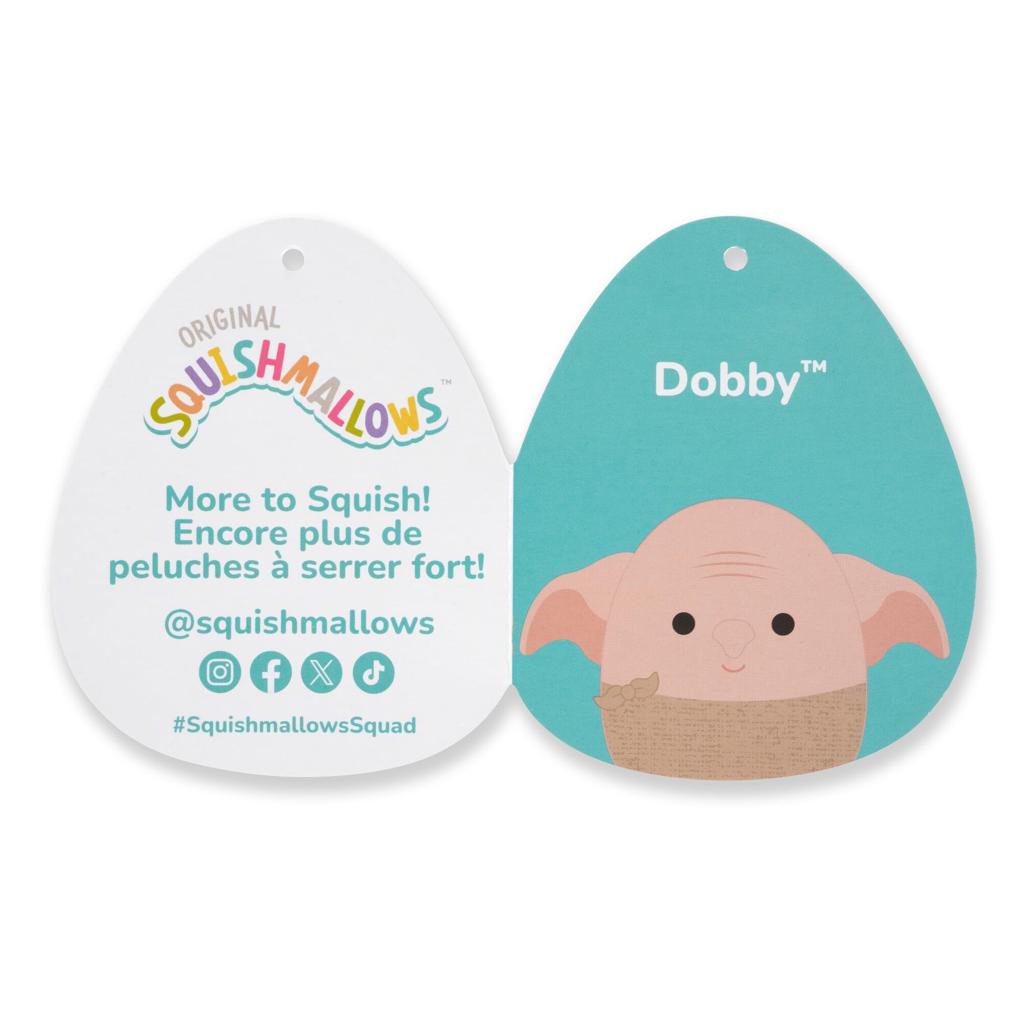 Dobby plush packaging indicating gift-ready presentation