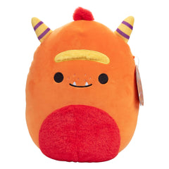Squishmallows Ernest the Love Monster plush closeup hug, soft and cuddly.
