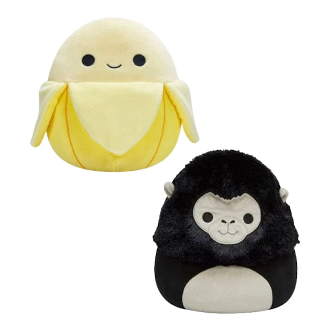 Squishmallows Junie Banana plush: marshmallow-soft cuddle for travel and cozy moments.
