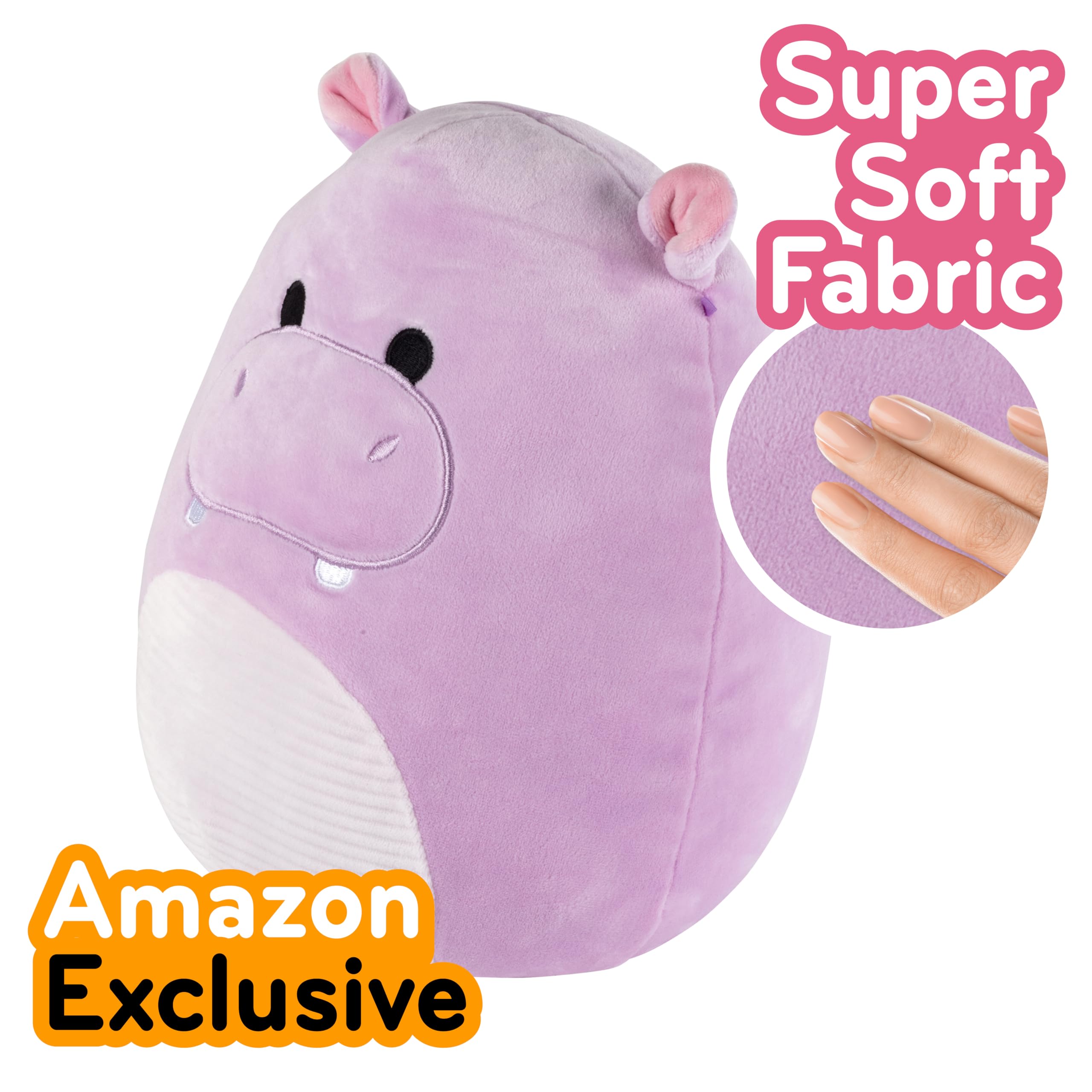 Side view of Hanna, compact 10-inch size ideal for on-the-go cuddles.