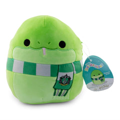 Squishmallows Harry Potter Slytherin Snake scarf-detail for fans.