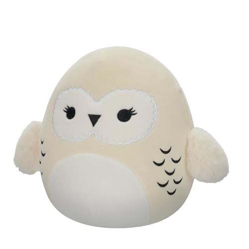 Hedwig plush feathers close-up, showing soft texture and detail with Squishmallows.