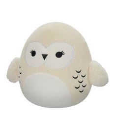Hedwig plush feathers close-up, showing soft texture and detail with Squishmallows.