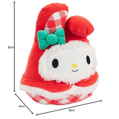 Squishmallows Hello Kitty My Melody gift-ready plush ideal for birthdays and celebrations.