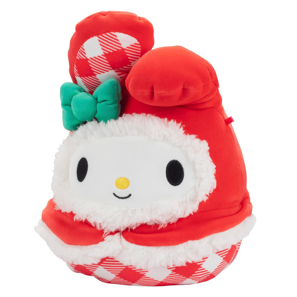 Squishmallows Hello Kitty My Melody smiling face, inviting playtime and friendly display.