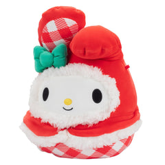 Squishmallows Hello Kitty My Melody smiling face, inviting playtime and friendly display.