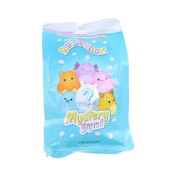 Squishmallows 2021 Sealife Mystery Squad bag close-up highlights the soft texture.