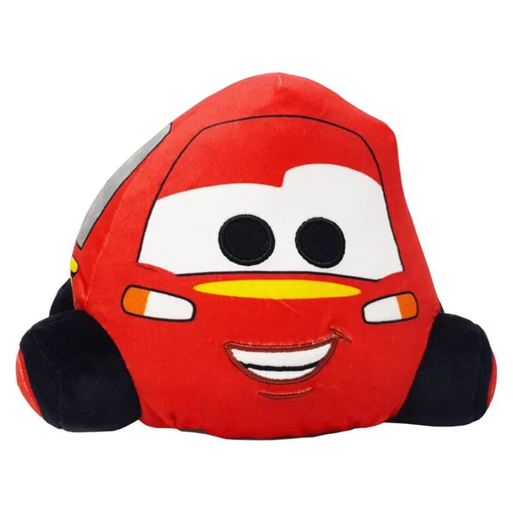 Squishmallows Lightning McQueen 7-inch plush offers soft cuddle fun for car-loving kids.