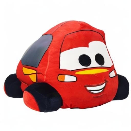 Squishmallows Lightning McQueen bio tag attached confirms official KellyToy quality and collectibility.