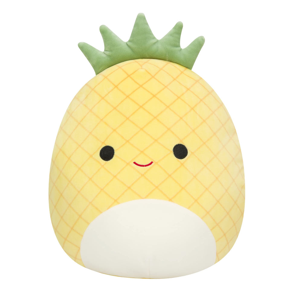 Squishmallows Maui pineapple plush front view, ultra-soft cuddle buddy