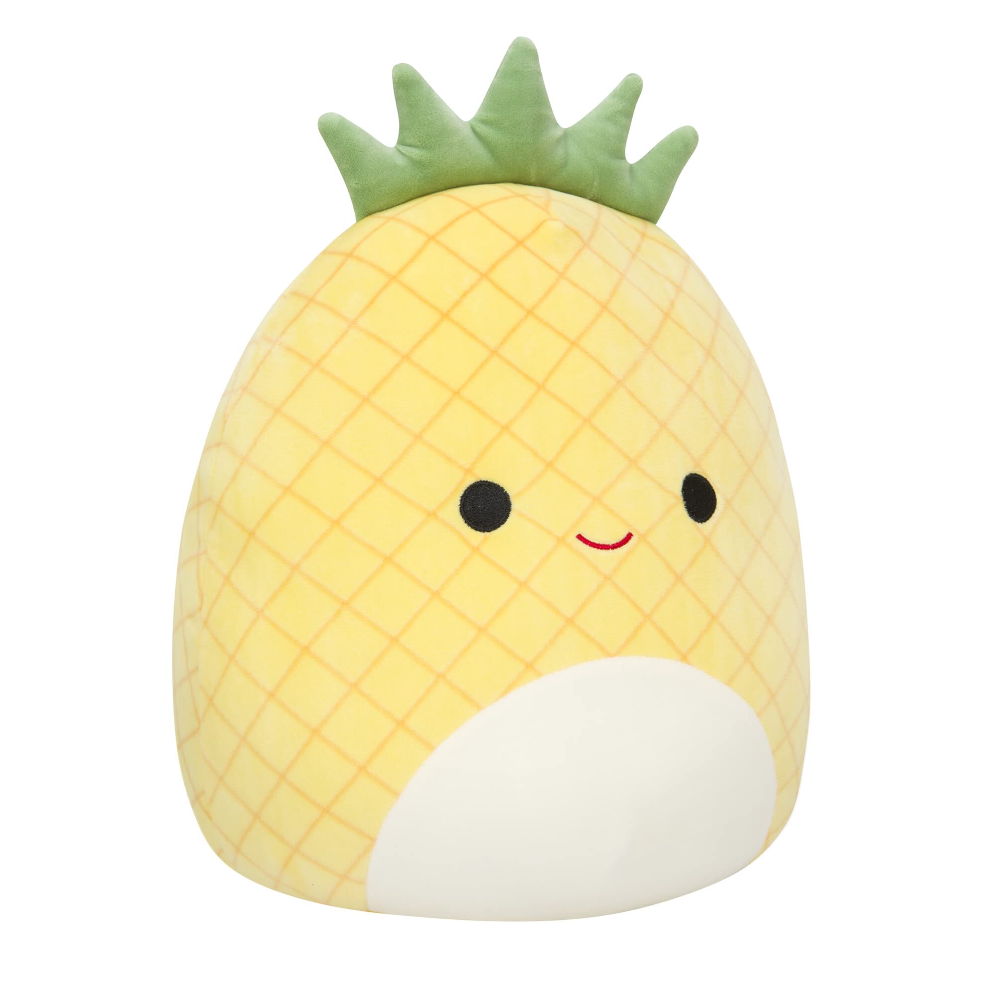 Squishmallows Maui pineapple side view showing size and pose