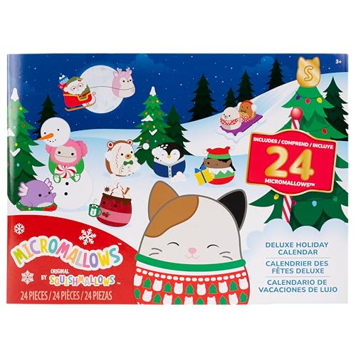 Squishmallows Micromallows 24 mini plush lineup ideal for stocking stuffers.