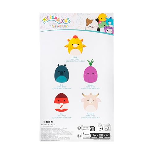 Squishmallows Azizbek Onion Micromallows cute mini plush for display