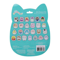 Squishmallows eraser characters in playful shapes for fun handwriting tasks.