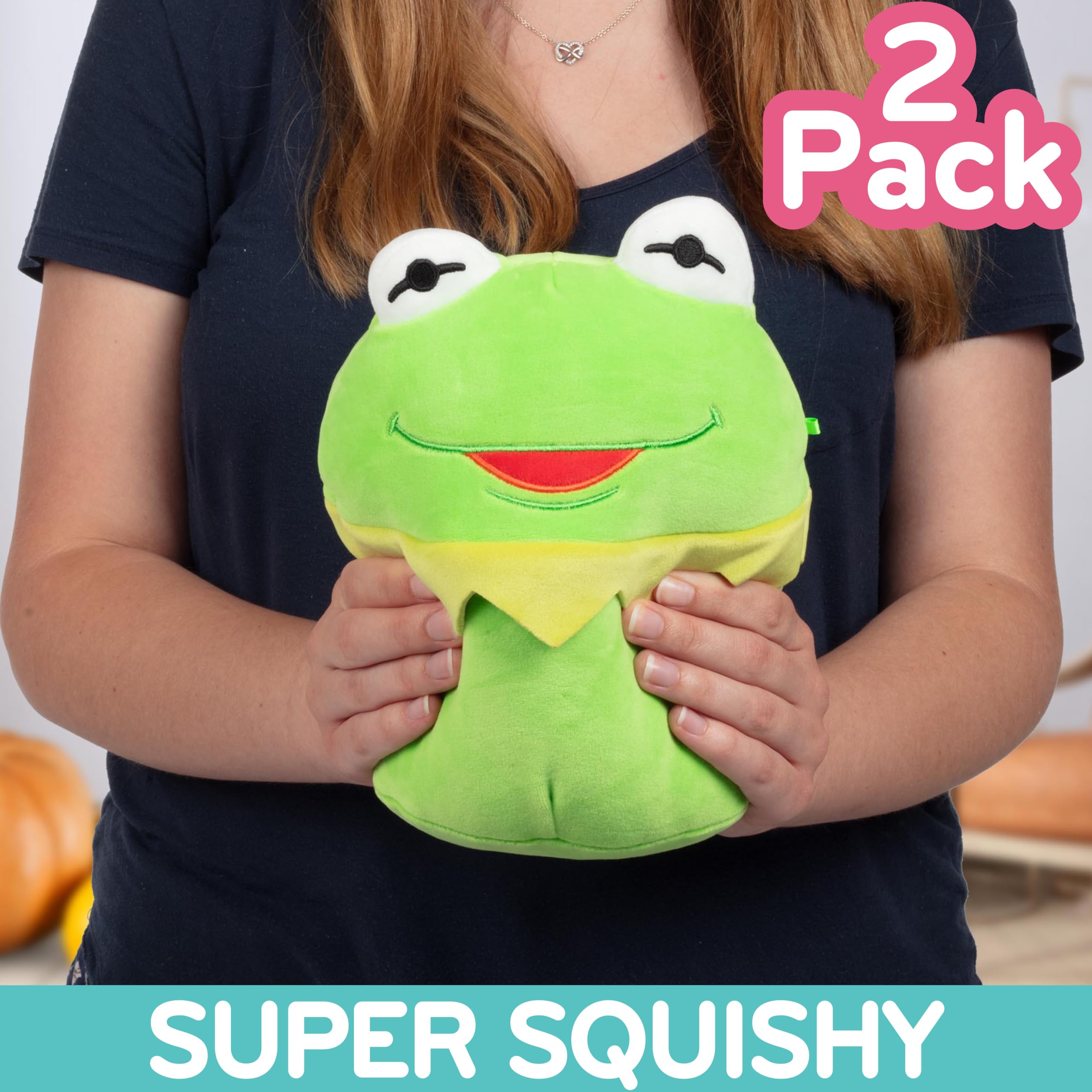 Squishmallows Miss Piggy close-up plush, inviting imaginative play and comfort.