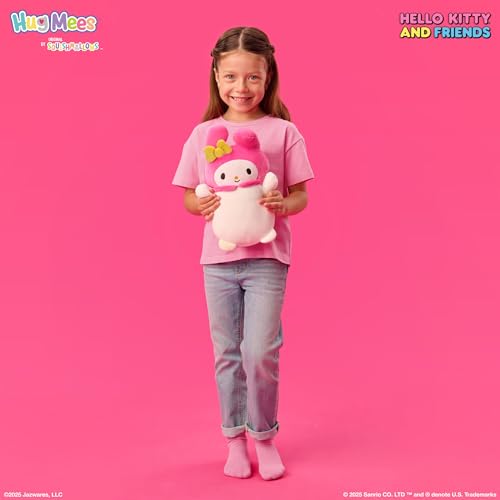 Squishmallows My Melody HugMees ultrasoft plush close-up texture