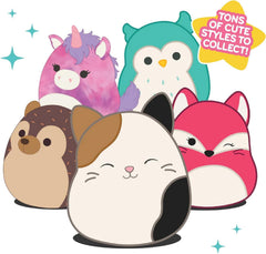 Squishmallows Mystery Pack 10-inch close-up emphasizes licensed quality and ultra-soft texture.