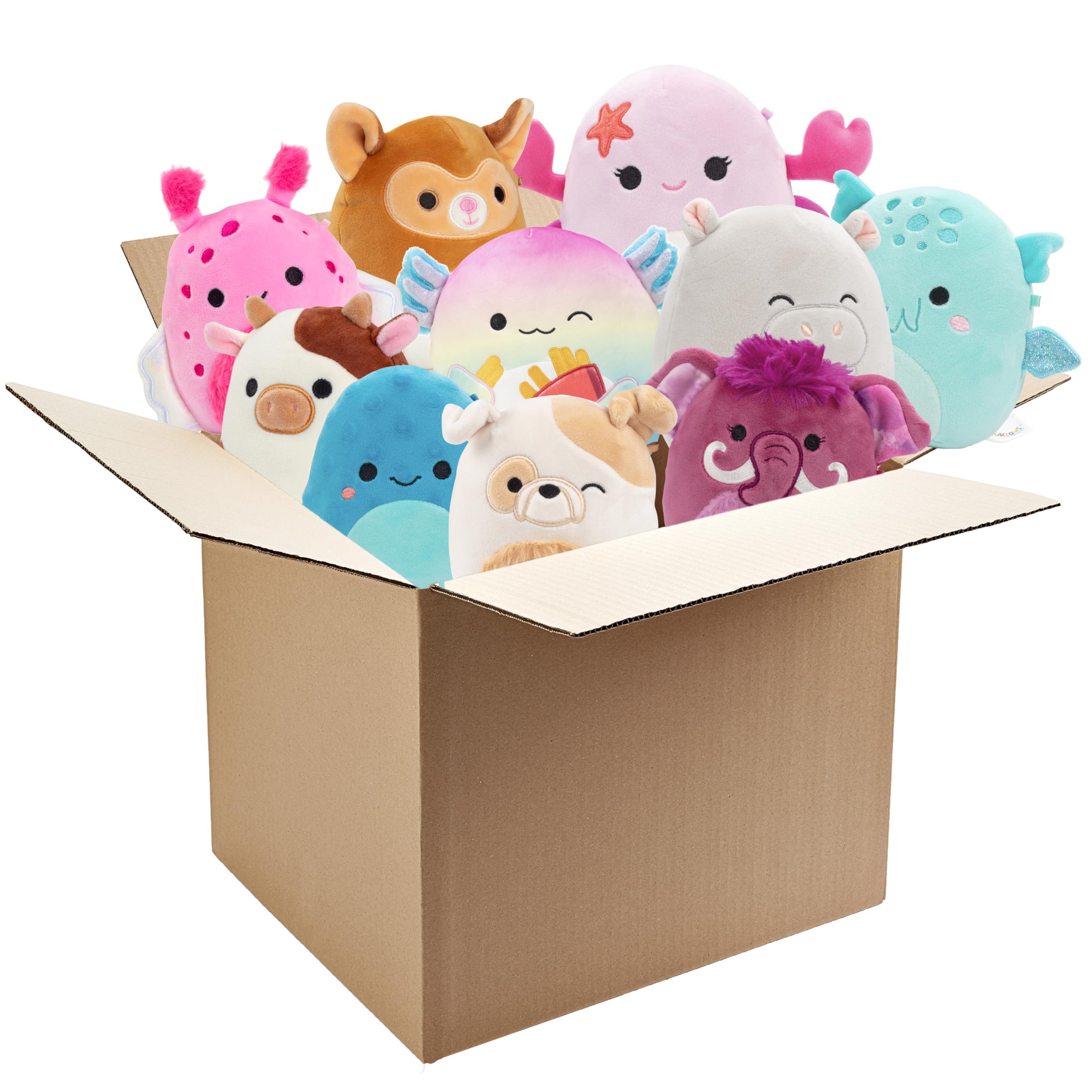 Squishmallows Mystery Pack features three 5-inch plush toys for cozy hugs