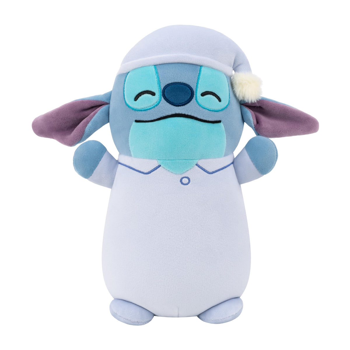 Squishmallows Pajama Stitch HugMees 10in cuddly buddy ready for cozy hugs on the go