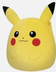Squishmallows Pikachu 10in group shot emphasizing collectibility and fan appeal