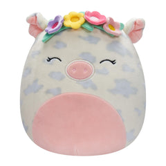 Squishmallows Rosie Spotted Pig 20 cm plush, ideal for cuddles.