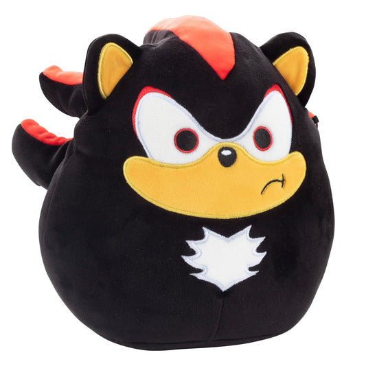 Squishmallows Shadow head close-up shows soft fabric and plush detailing