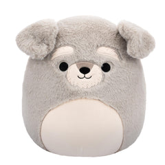 Squishmallows Shaun the Schnauzer 30 cm plush, rare exclusive 2024, cuddly and inviting.
