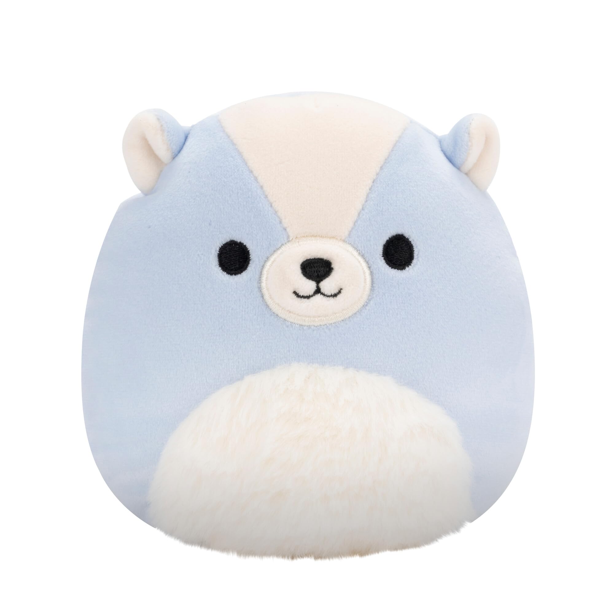 Squishmallows Sol blue skunk plush sweet and squeezable.