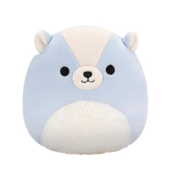 Squishmallows Sol blue skunk plush sweet and squeezable.