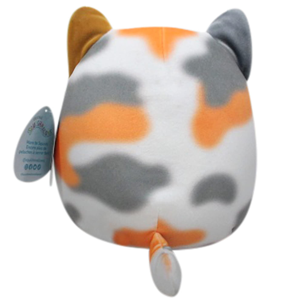 Squishmallows Tahoe tortoiseshell cat ultrasoft fur texture for cozy snuggles.