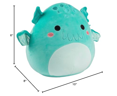 Squishmallows Theotto Cthulhu 10-inch cuddle scene brightens desks and shelves.