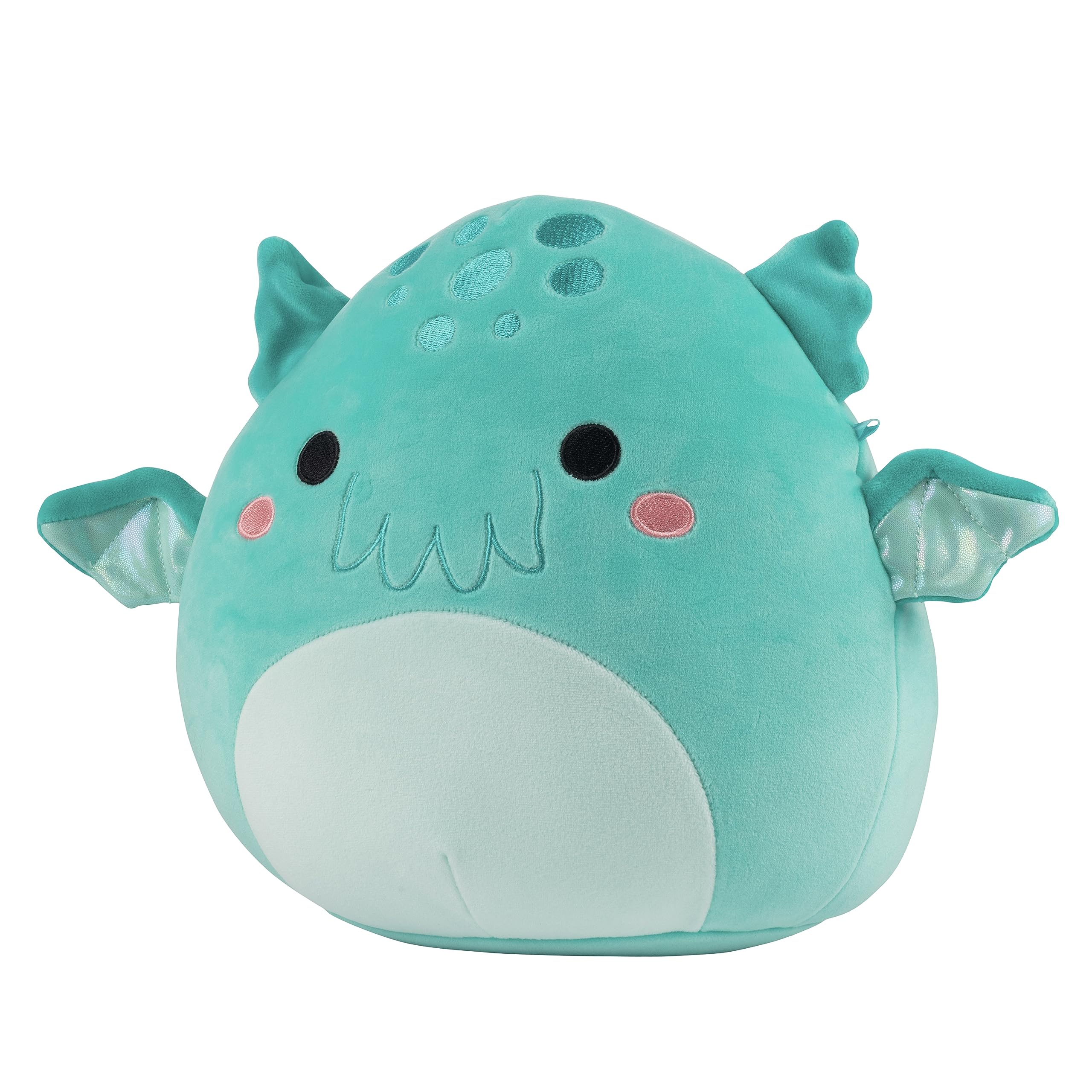 Squishmallows Theotto Cthulhu 10-inch face detail shows soft plush and friendly charm.